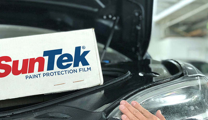 Suntek paint protection Automotive film - provided as part of our car window tinting in Adelaide